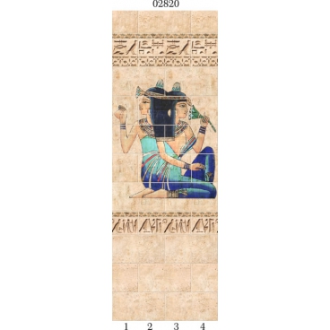02820 Дизайн-панели PANDA "Египет" Панно 4 шт