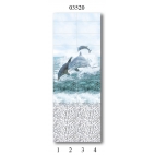 03520 Дизайн-панели PANDA "Море" Панно 4 шт