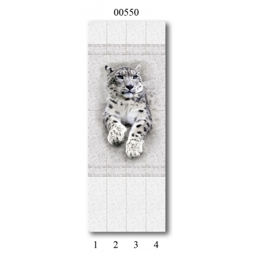 00550 Дизайн-панели PANDA "Белые кружева" Панно 4 шт