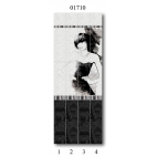 01710 Дизайн-панели PANDA "Париж" Панно 4 шт